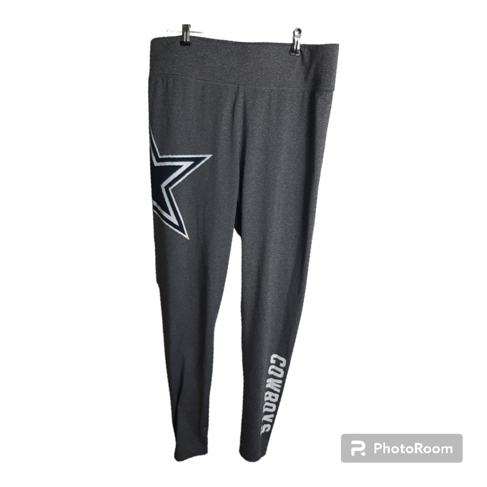 Women's NFL Team Apparel, Dallas Cowboys Leggings Active Wear Size XL, Gray